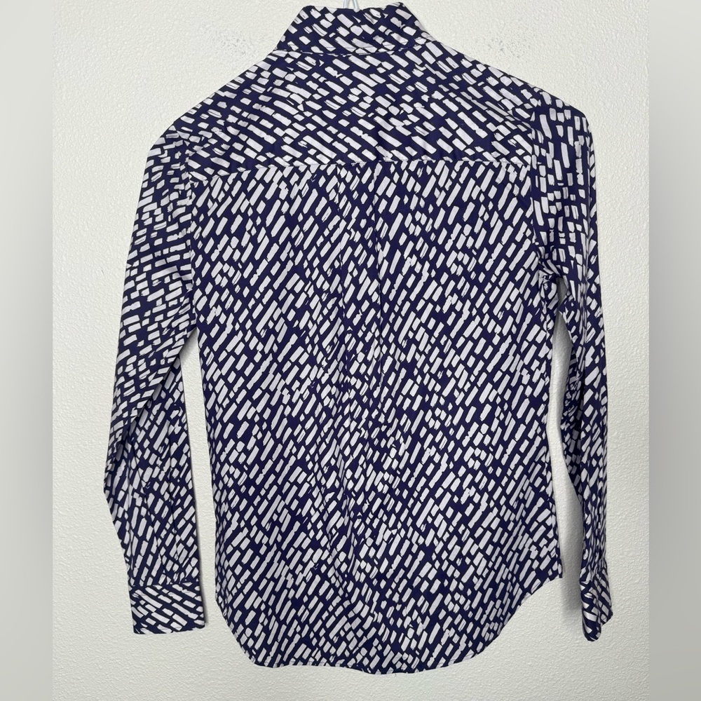 Amina Rubinacci Rectangular Pattern Button Down S… - image 5